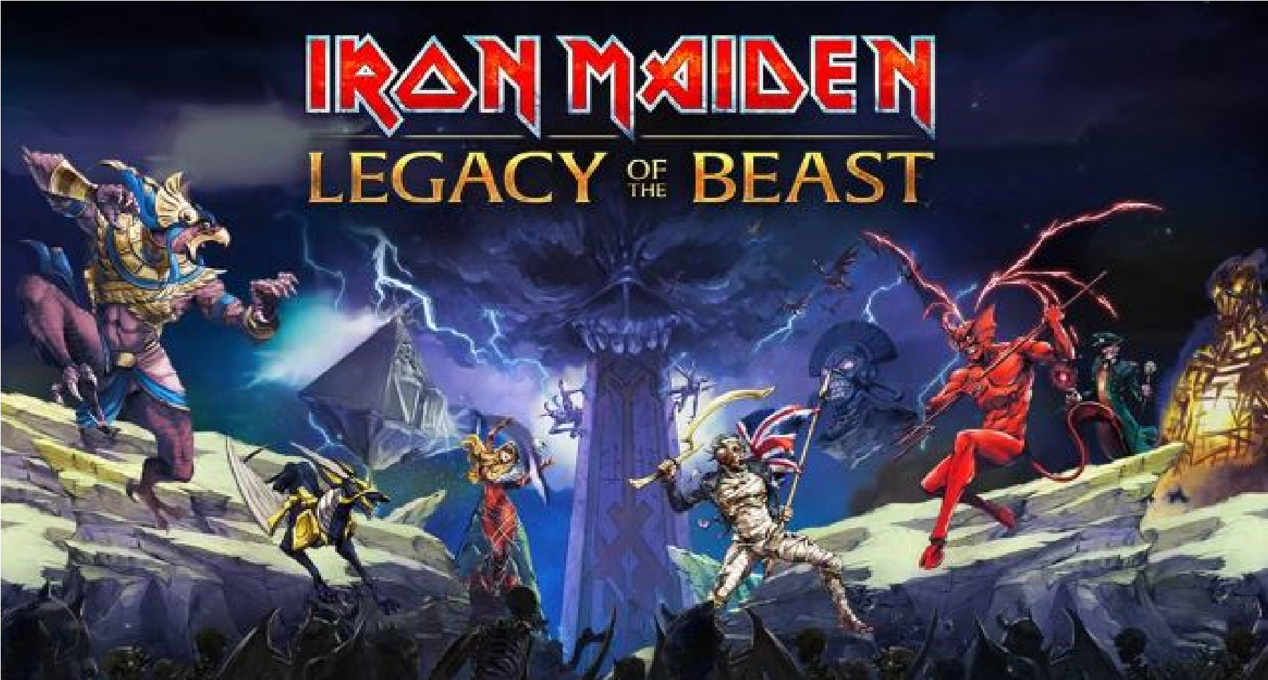 Iron Maiden Slide Show1 - Iron Maiden Legacy Of Beast Clipart (1800x1200), Png Download