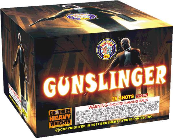 Gunslinger - Brothers Fireworks Clipart (600x600), Png Download