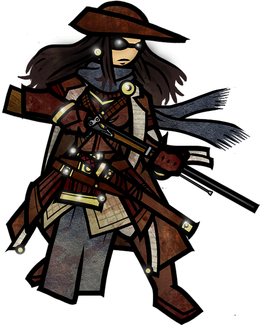 Sorshen Clone Gunslinger By Whodrewthis - Cartoon Clipart (517x647), Png Download