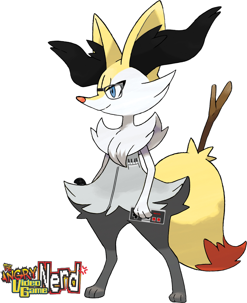 Braixen As Avgn - Pokemon Braixen Clipart (1044x1281), Png Download