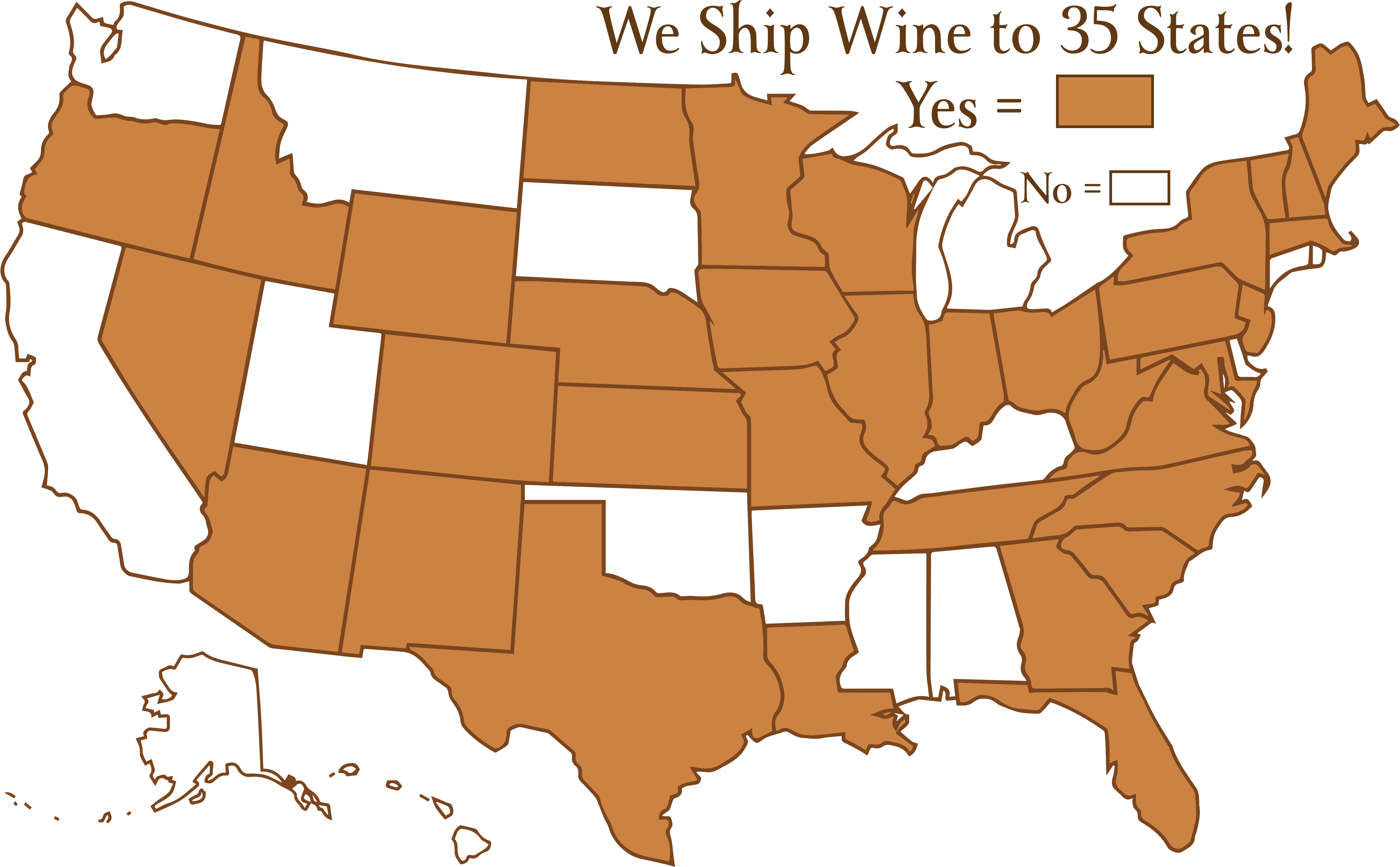 We Ship To 35 States - Marshalltown Iowa On Map Clipart (5144x3187), Png Download