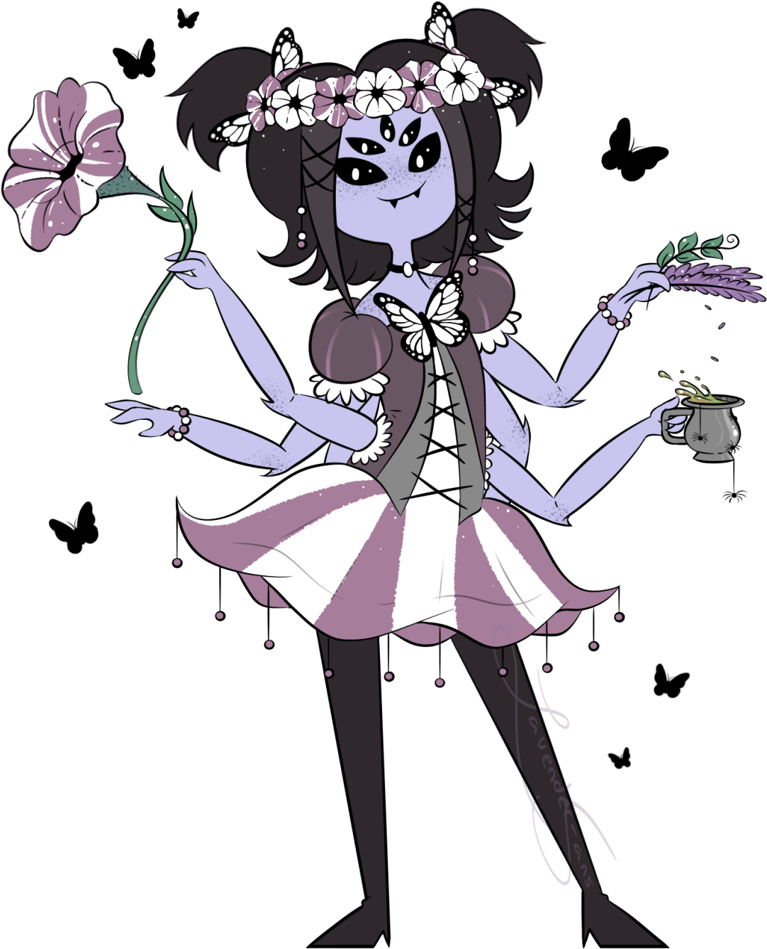 Petunia - Cartoon Clipart (1280x1392), Png Download