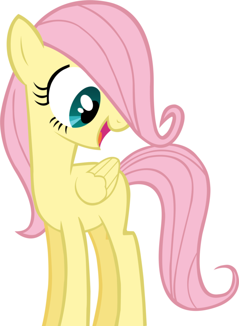 Mlp Ytpmv - Filly Fluttershy - Filly Fluttershy My Little Pony Clipart (765x1044), Png Download