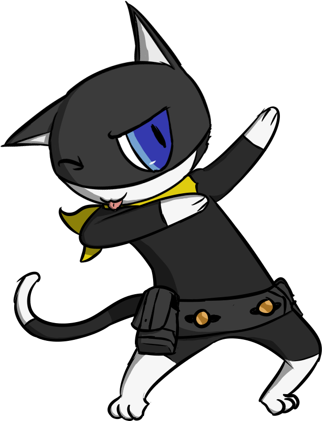 Quick, Shitty Morgana Dab - Persona Morgana Dab Clipart (725x860), Png Download