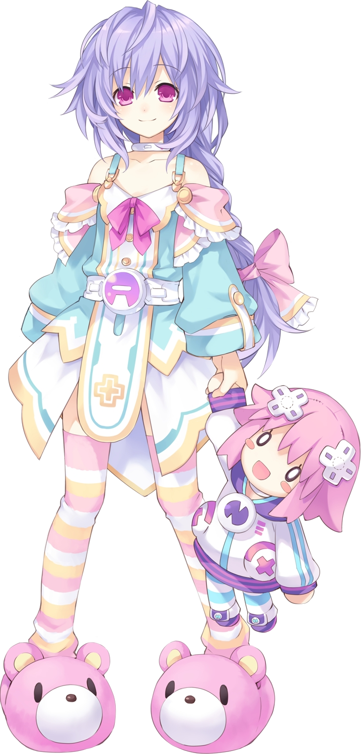 Megathreadmension Neptunia Sa - Hyper Dimension Neptunia Plutia Clipart (717x1495), Png Download
