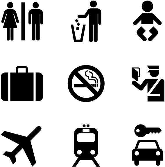 Cool Shapes Png - Women Men Toilet Disabled Baby Change Clipart (568x574), Png Download