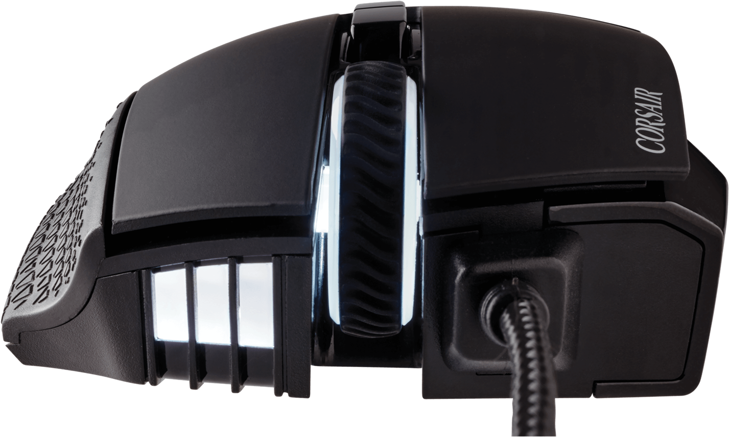Image Sur Corsair Gaming Scimitar Pro Rgb Noir , Png - Corsair Scimitar Pro Rgb Clipart (1427x856), Png Download