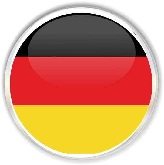 Flag-german - Circle Clipart (600x600), Png Download