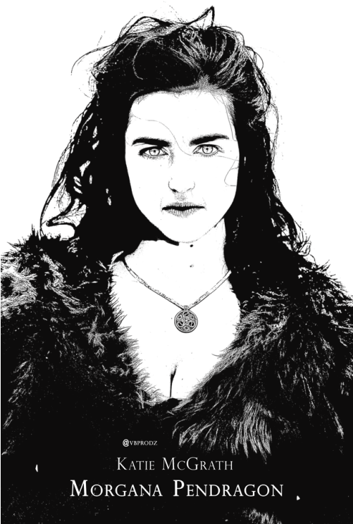 Katie Mcgrath As Morgana - Poster Clipart (501x744), Png Download