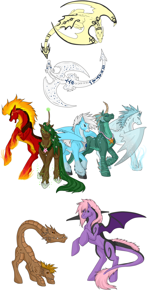 Dragon Tail Pony Clipart (650x1230), Png Download