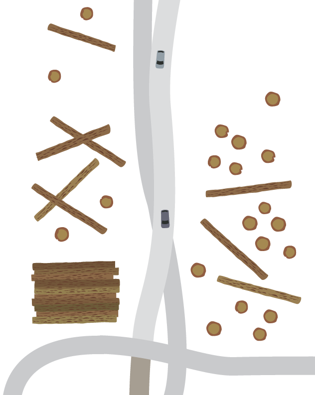 In The Car-mad U - Lumber Clipart (632x793), Png Download