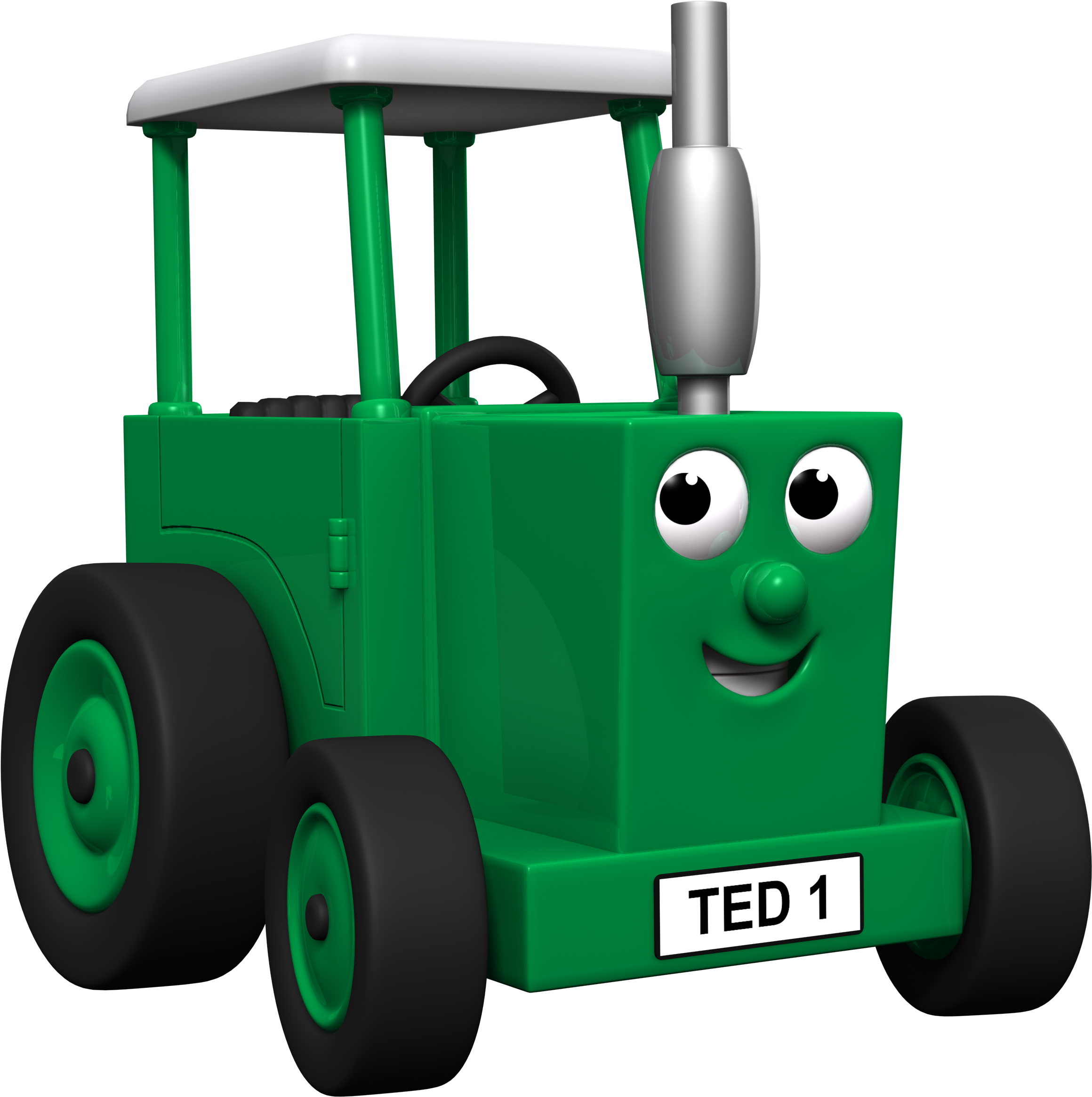Tractor Ted Clipart (3500x2625), Png Download