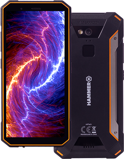 Smartfon Mocną Baterią - Myphone Hammer Energy Lte Clipart (694x574), Png Download