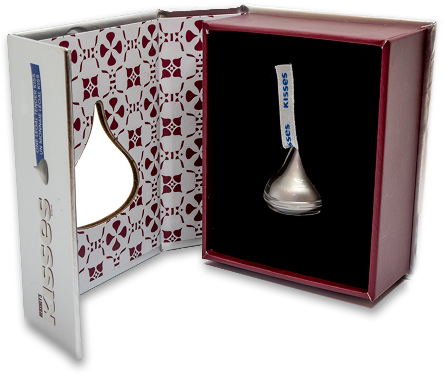 Buy 2019 Fiji Silver Hershey Valentine's Day Kiss Coin - Hershey's Kisses Clipart (1444x1215), Png Download