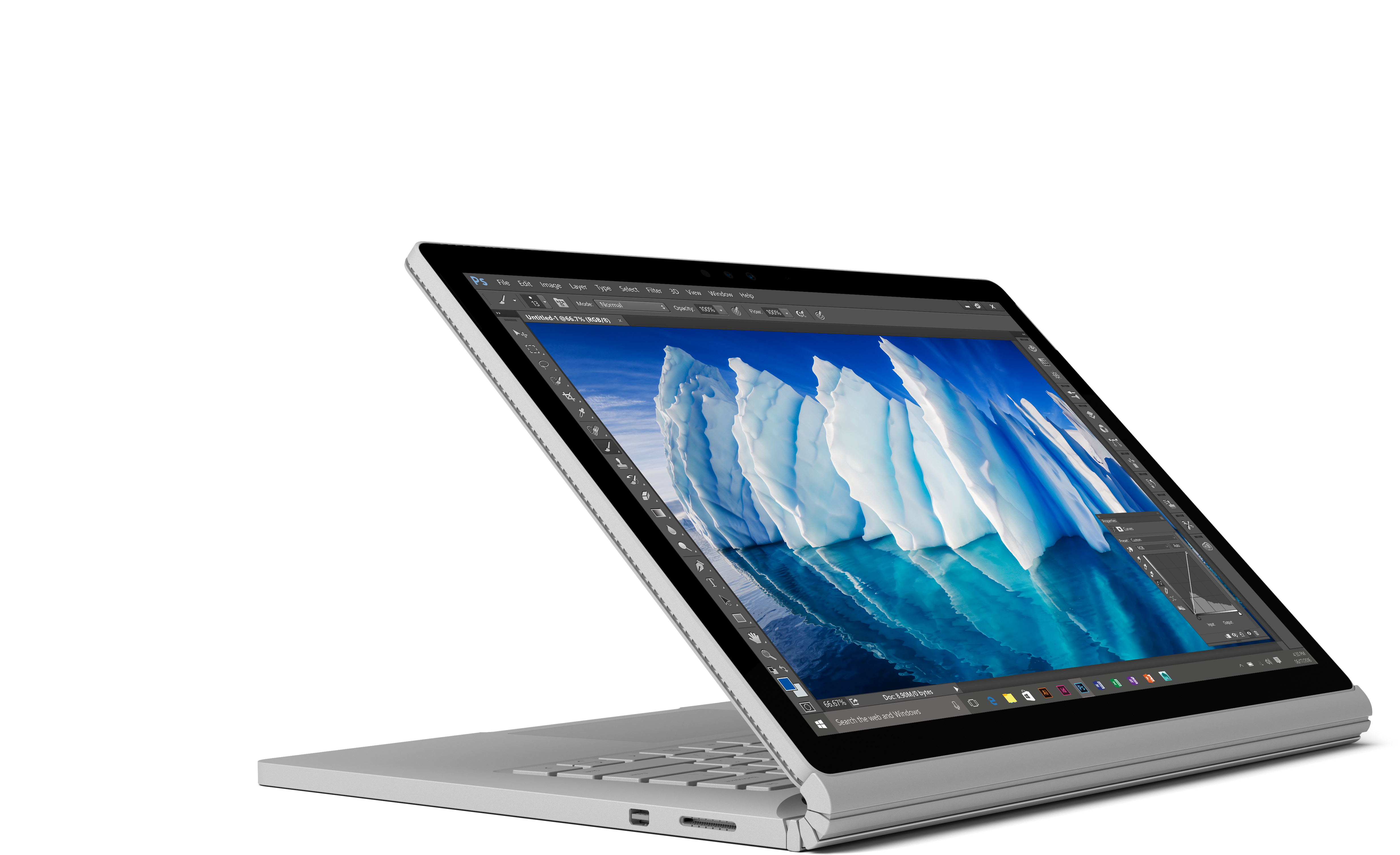 Surface Book With Performance Base Lifestyle - Surface Book With Performance Base Clipart (6000x3375), Png Download