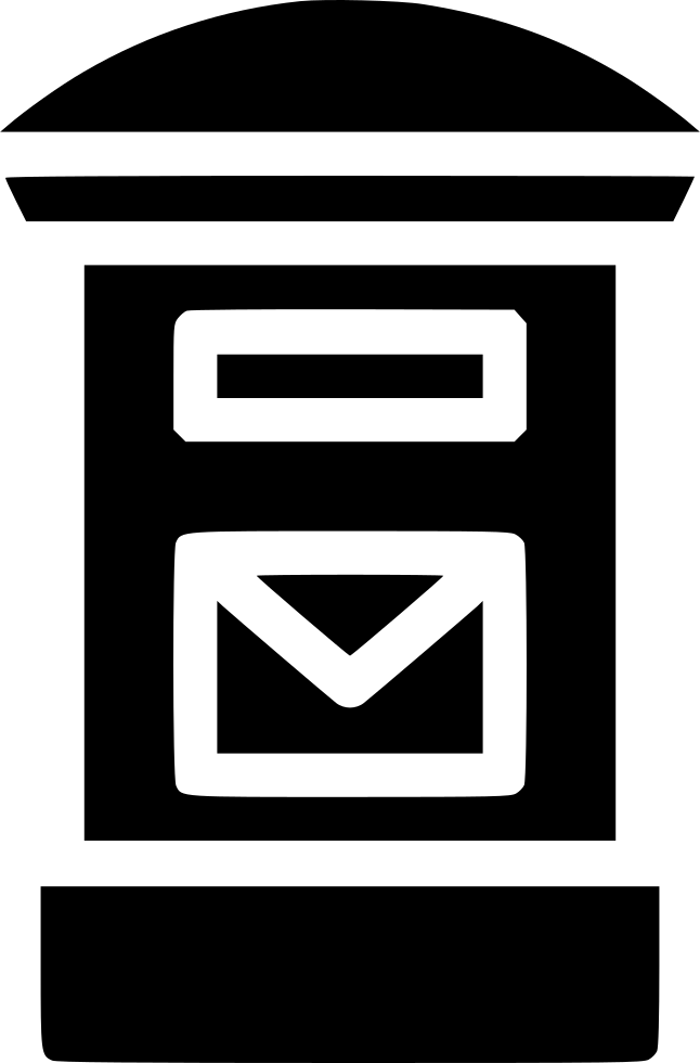 Png File - Post Box Png Icon Clipart (646x980), Png Download