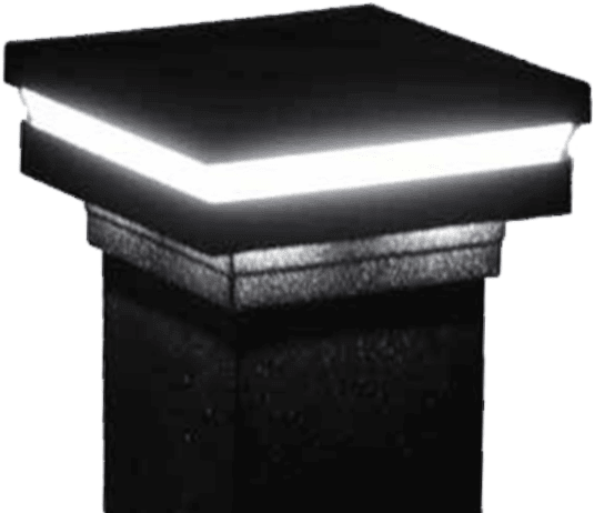 Ornamental Low Voltage Combo Post Cap Light - Rain Gutter Clipart (600x600), Png Download