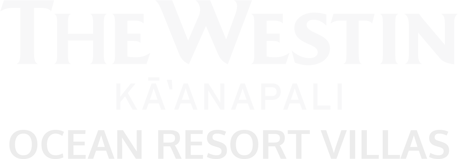 The Westin Kaanapali Ocean Resort Villas - Poster Clipart (1472x513), Png Download