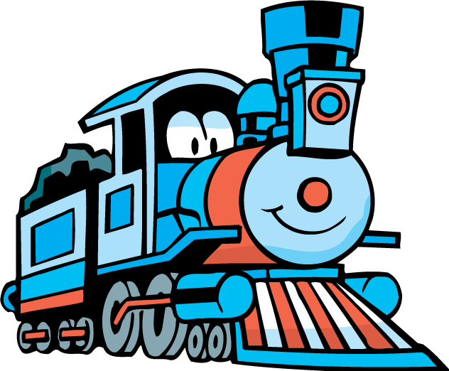 Cute Toy Train Old Engine Locomotive Design Element - Train Graphic Clipart (632x522), Png Download