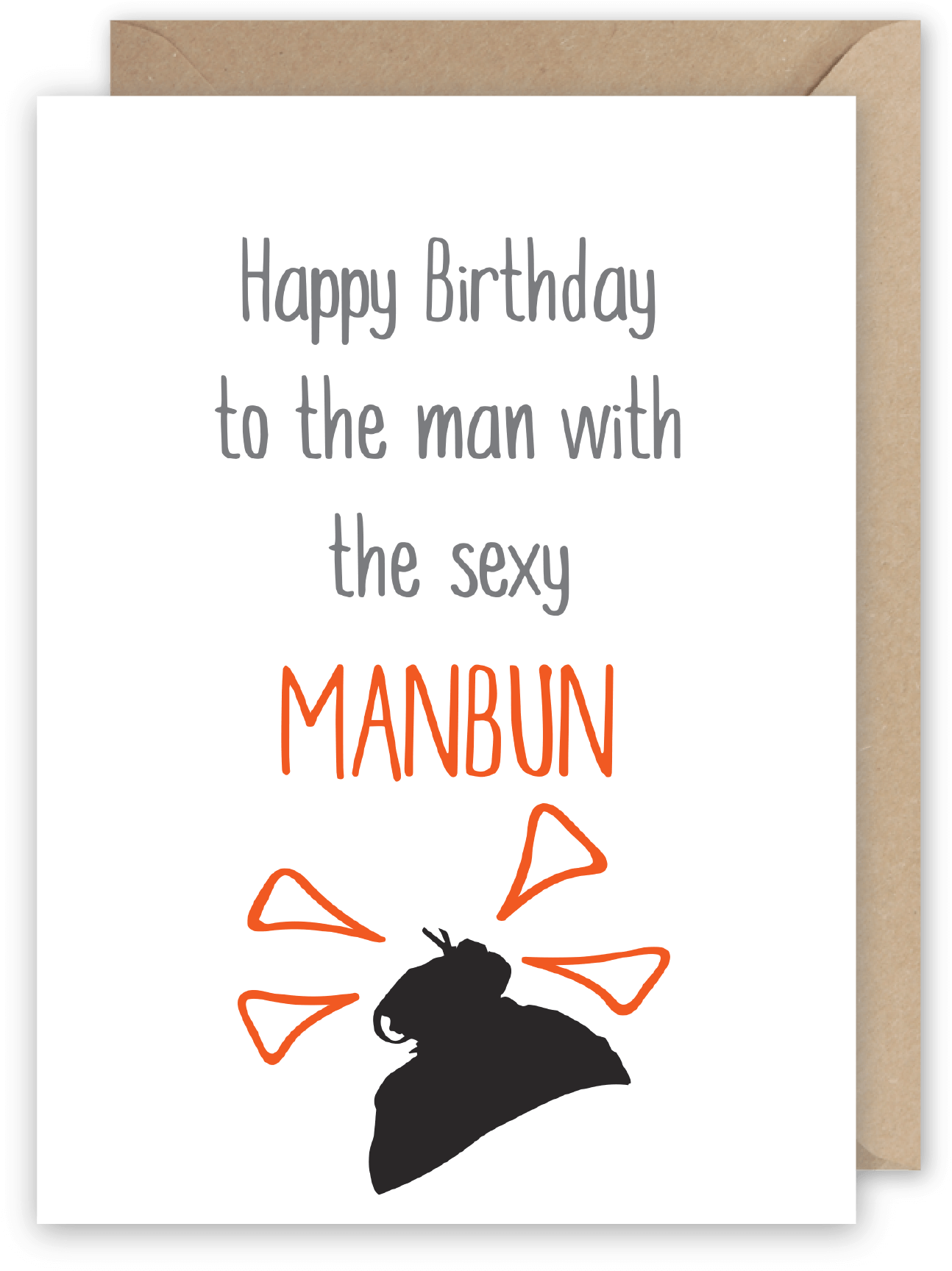 Happy Birthday To The Man With The Sexy Manbun - Lets Make Babies Clipart (1320x1753), Png Download