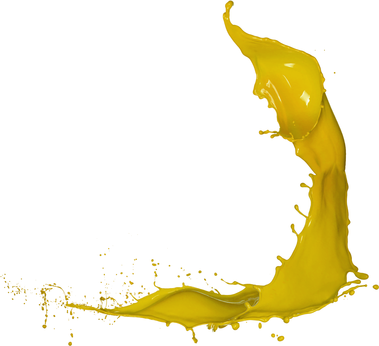 Textura Elastomérica - Tintas Amarela E Vermelho Png Clipart (1577x1441), Png Download