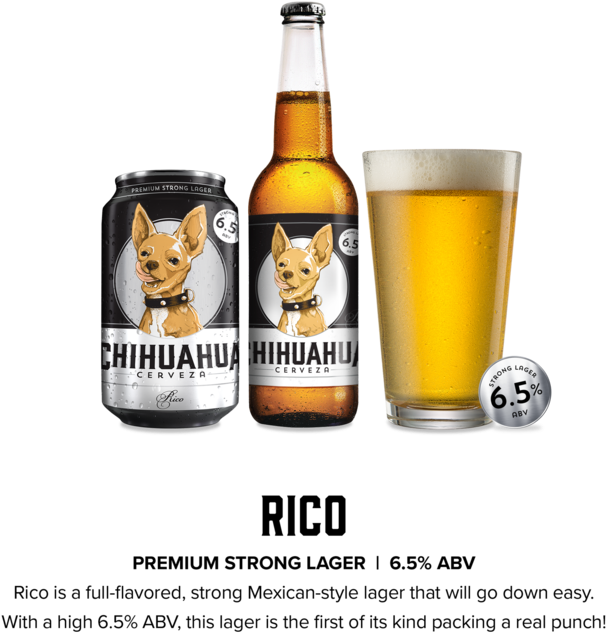 Carousel Rico - Chihuahua Rosado Beer Clipart (750x709), Png Download