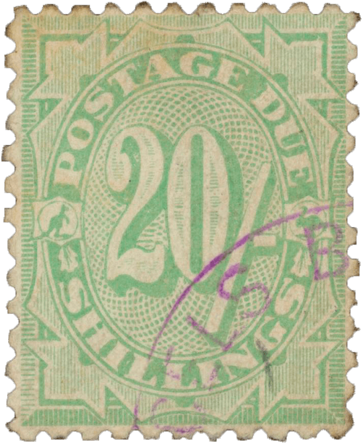 Australia 20 Postage Due, - Postage Stamp Clipart (726x900), Png Download
