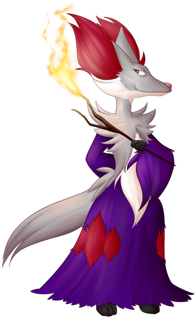 Free Stock Fire It Up Shiny Delphox By Demonicsugarcube - Cartoon Clipart (720x1110), Png Download