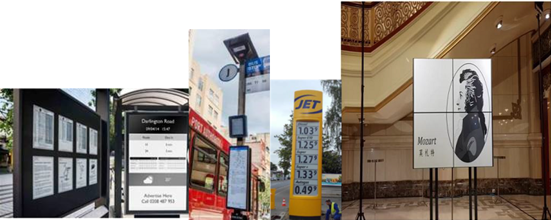 Soluciones De Cartelería Digital En Tinta Electrónica - Banner Clipart (1131x452), Png Download