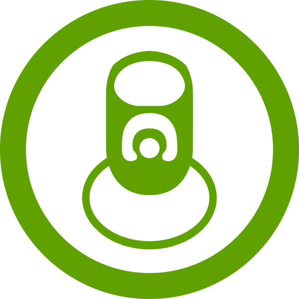 Aluminum Can - Circle Clipart (600x600), Png Download