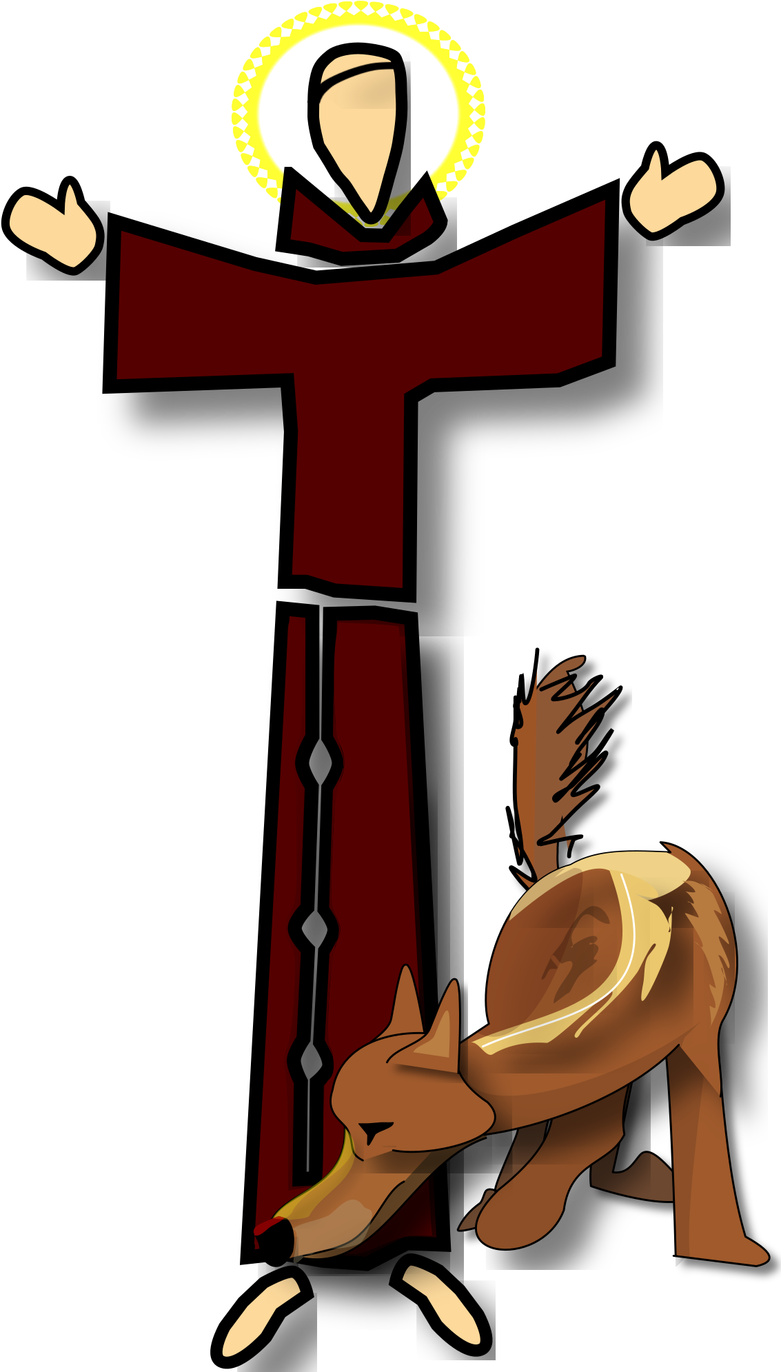 San Francisco Clipart Png - Gif De San Francisco De Asis Transparent Png (1708x2400), Png Download
