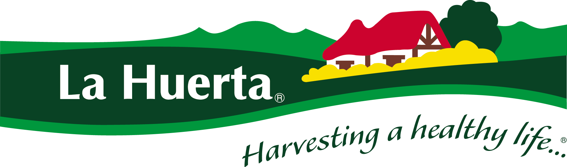 Nuestras Marcas - La Huerta Verduras Logo Clipart (1927x570), Png Download