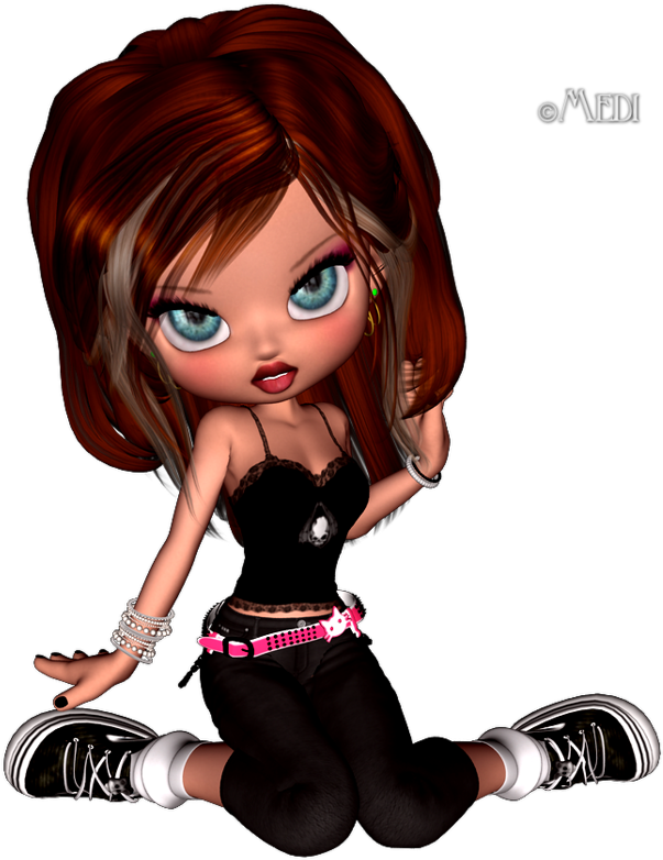Фото, Автор Romanova - Doll Clipart (664x800), Png Download