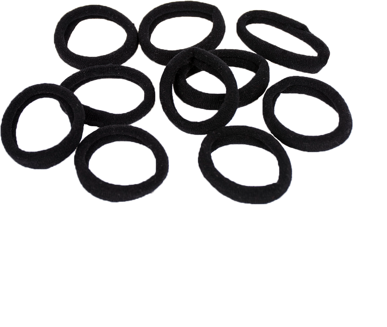 Liga Negra Basica - Liga De Cabello Png Clipart (1306x1105), Png Download