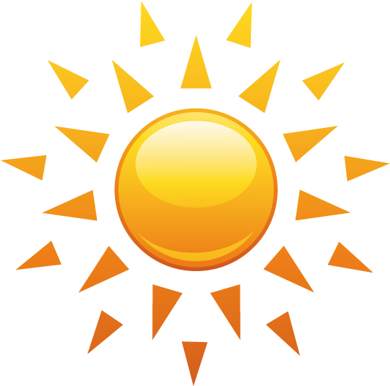 Sol Fundo Transparente - Sonne Illustration Clipart (570x584), Png Download