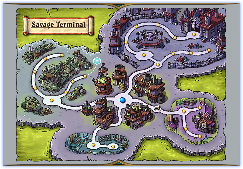 This Environment Gives Her A Streetwise Edge In Battle, - Maplestory Savage Terminal Clipart (851x591), Png Download