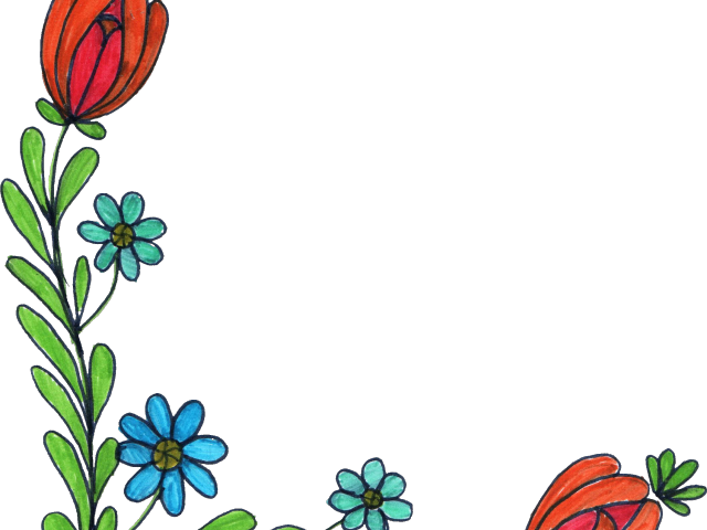 Vintage Corner Png - Drawing Clipart (640x480), Png Download