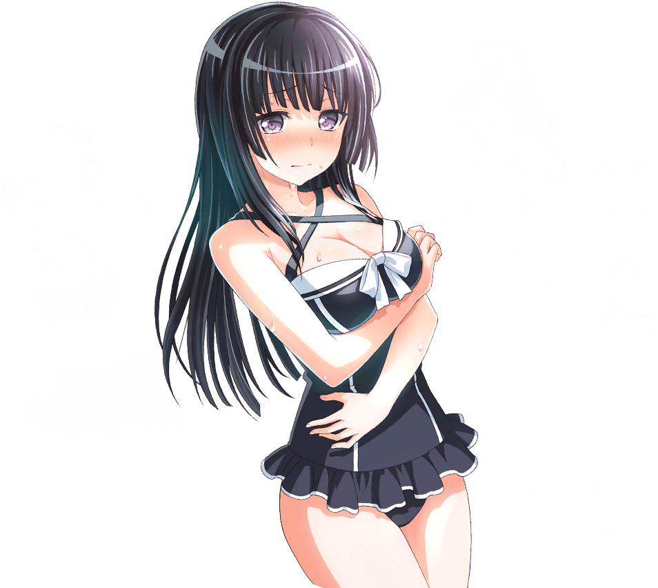 Yuri Ddlc Sprite Download - Rinko Shirokane Png Clipart (954x852), Png Download