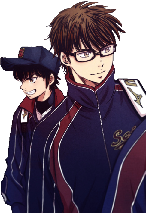 Diamond No Ace - Diamond No Ace Miyuki Sawamura Clipart (500x730), Png Download