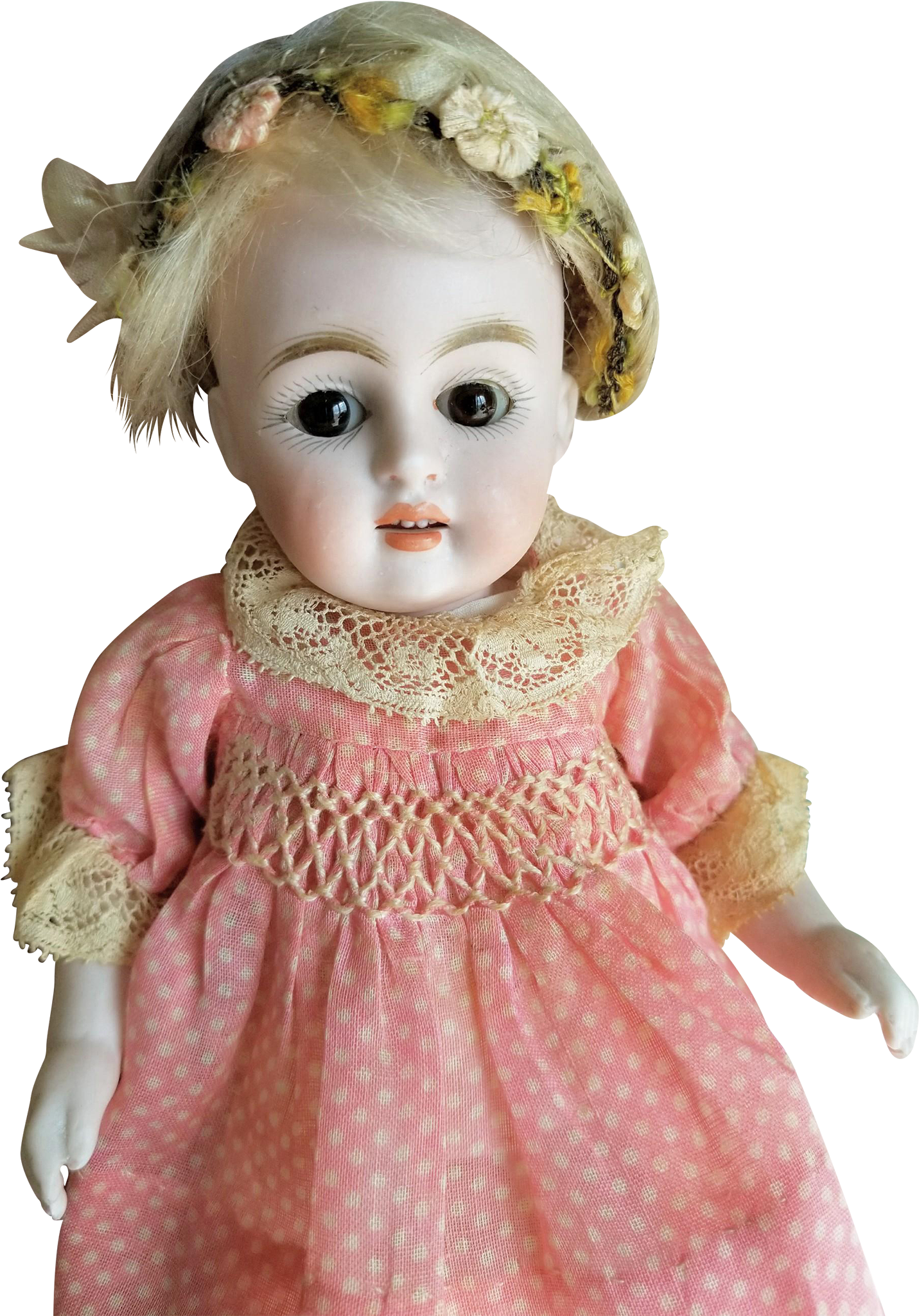 Darling Antique Kestner All Bisque Mignonette 9" - Doll Clipart (2048x2048), Png Download