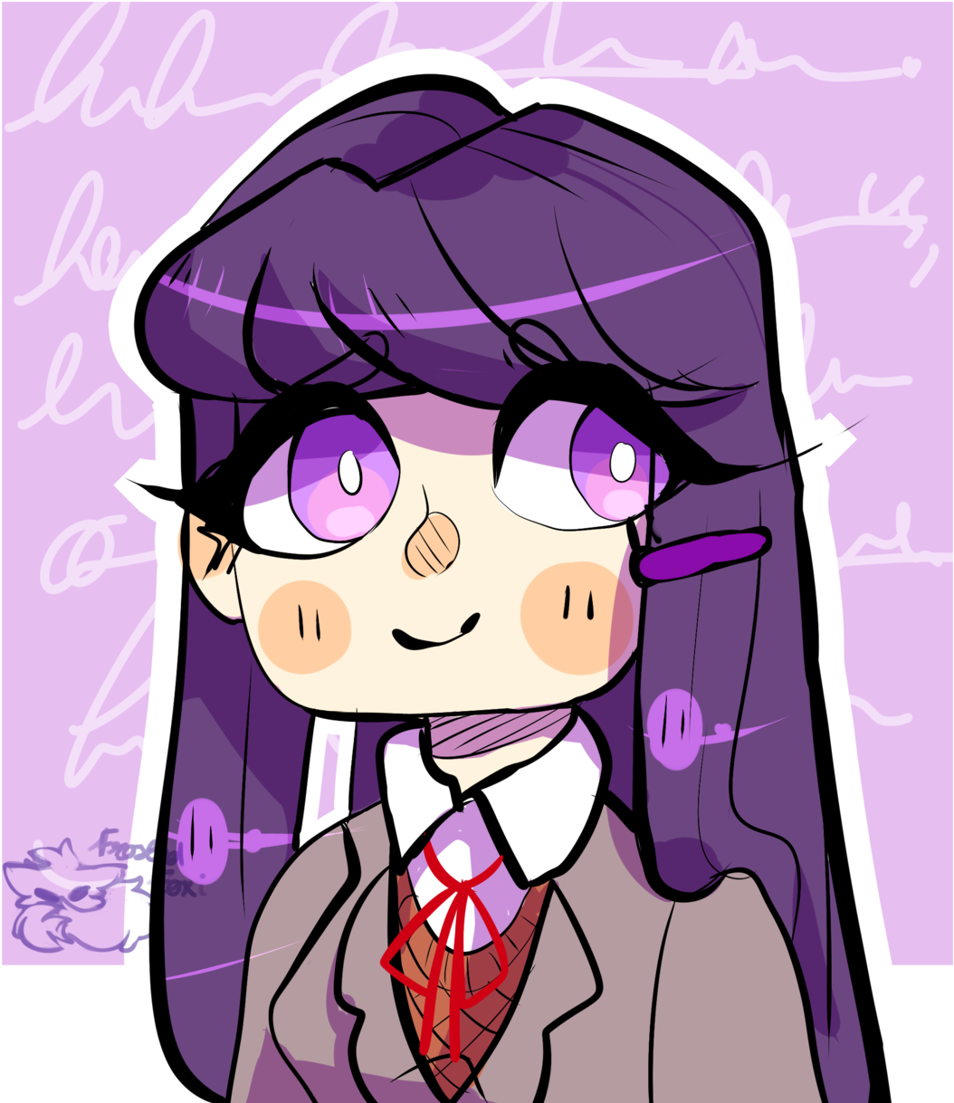 Ddlc Natsuki Ddlc Ddlc Monika Yuri Ddlc Sayori Ddlc - Cartoon Clipart (1280x1328), Png Download