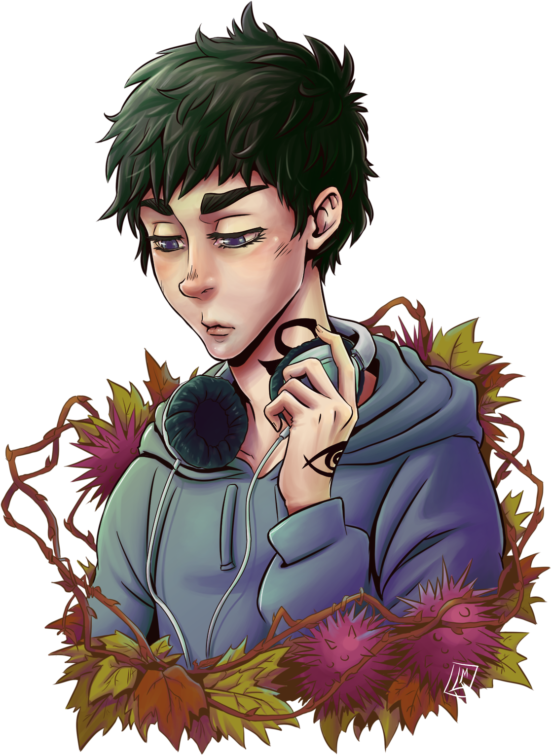 I Finally Found Time To Finish The Colouring For This - Tiberius Blackthorn Art Clipart (1280x1811), Png Download