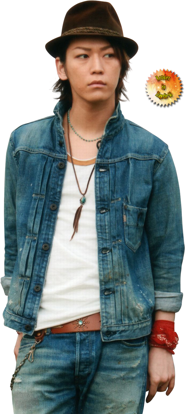 Kamenashi Kazuya [1] - Render Manga Clipart (739x1500), Png Download