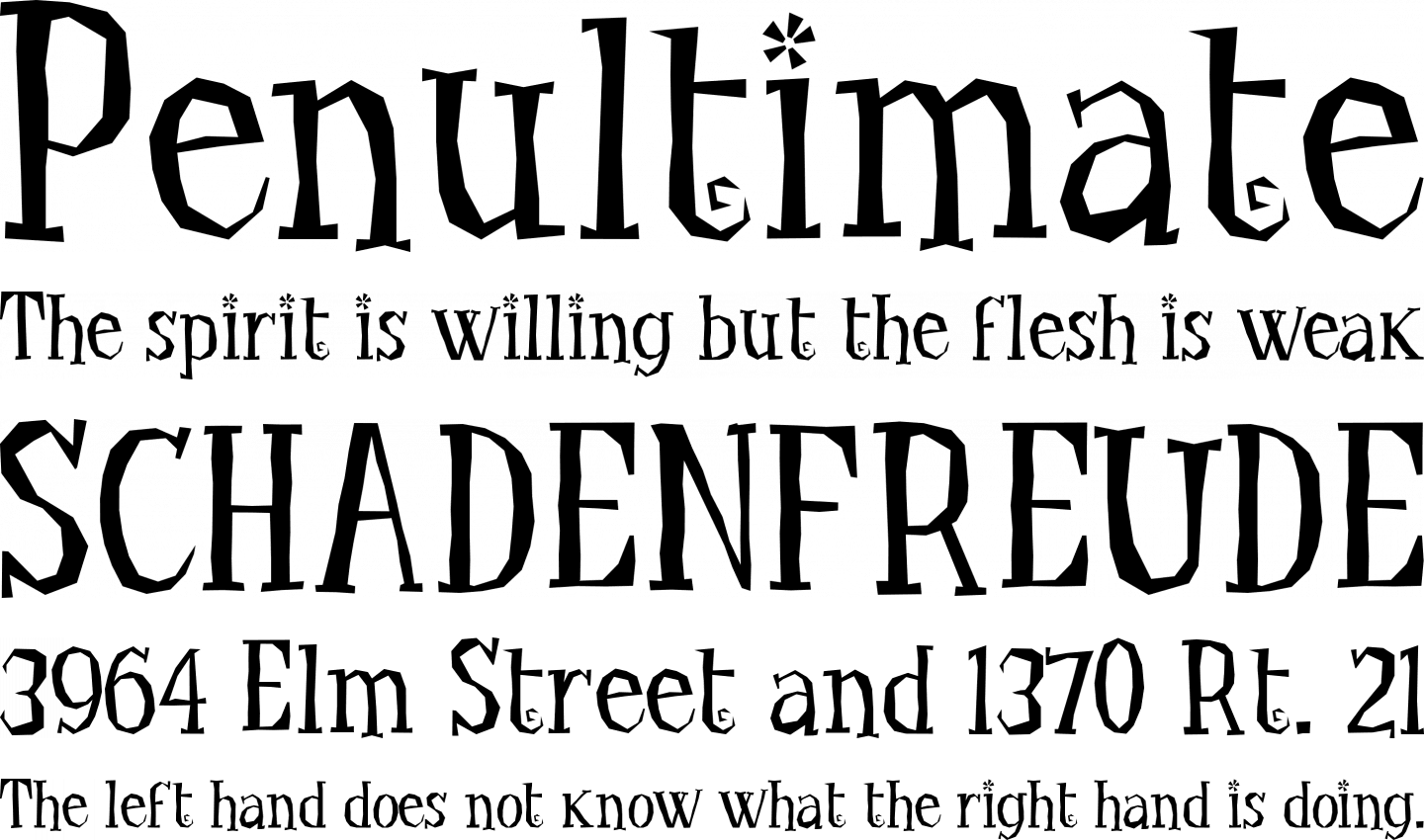 Little Trouble Girl Font Phrases - Calligraphy Clipart (1440x850), Png Download