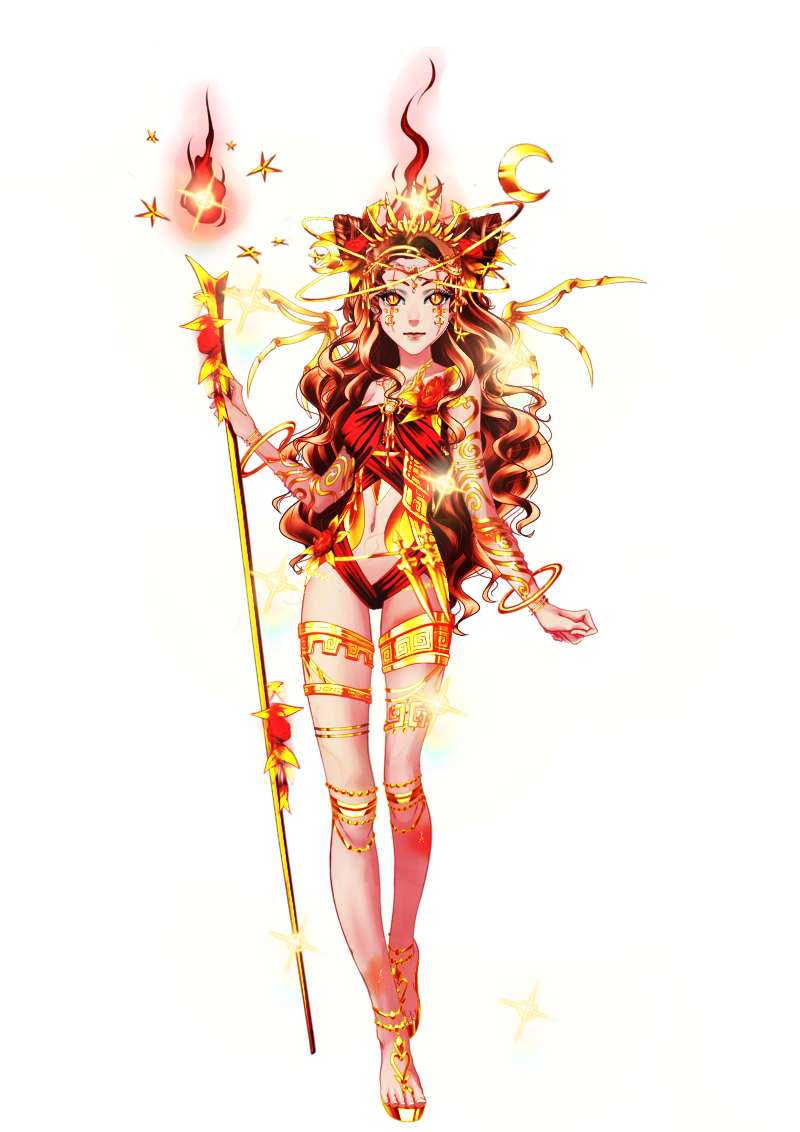 Hestia Herself In Her Official Outfit - Illustration Clipart (800x1132), Png Download