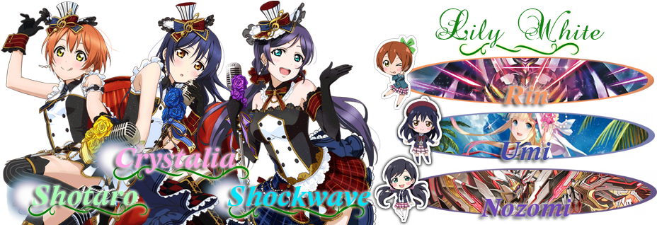 Arigatou Minna ~ Team Muse - Cartoon Clipart (973x318), Png Download