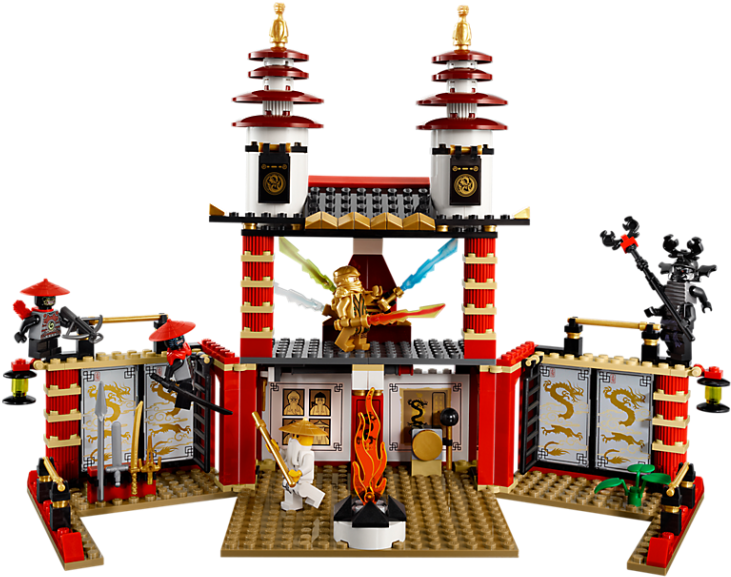 Lego Ninjago Temple Of Light - Lego 70505 Clipart (800x600), Png Download