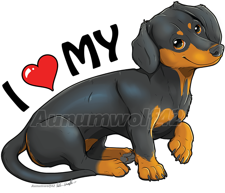 Dachshund Love - Marketing Jokes Clipart (792x656), Png Download