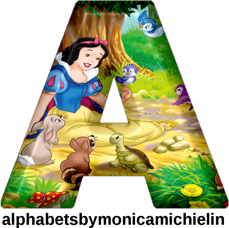 Branca De Neve Alfabeto Png - Convite Da Branca De Neve Clipart (800x800), Png Download