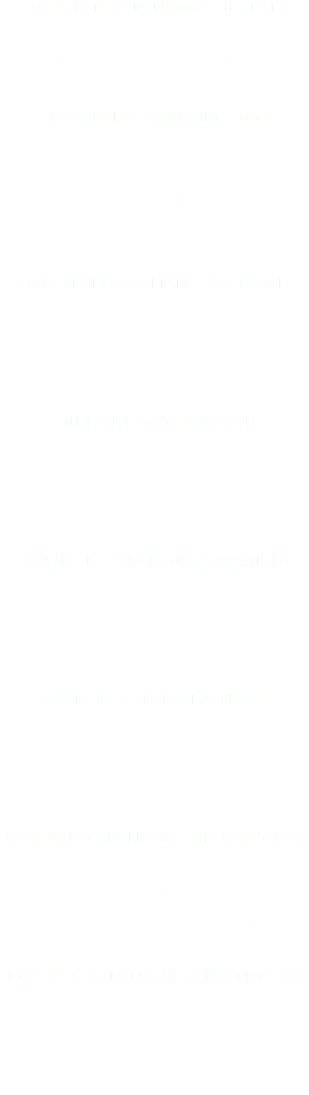 Our Belief Concerning The Bible We Believe The Bible - Buick Rendezvous Clipart (449x1600), Png Download